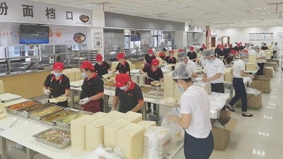 5000+份盒飯出品，華逸府為重大活動提供應急供餐保障